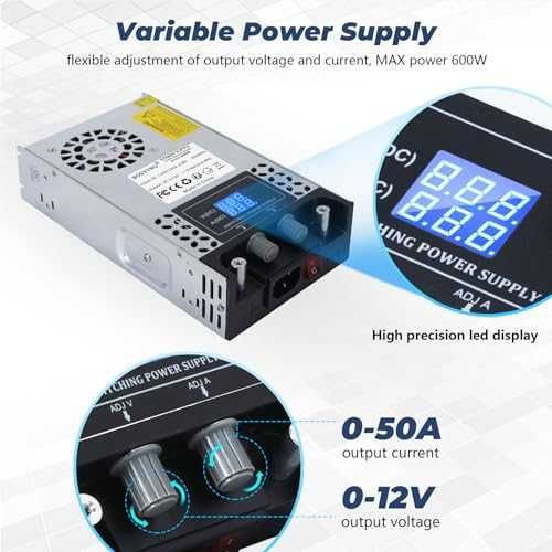 BOSYTRO захранване 0-12V 0-50A 600W регулируемо
