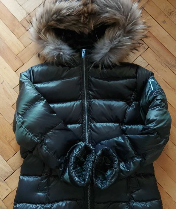 Bamboogie down jacket,M40/L42 дамско пухено яkе90%пух10%пера дълго84см
