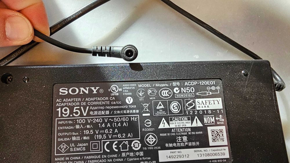 Alimentator Sony TV ACDP-120E01 19.5 V