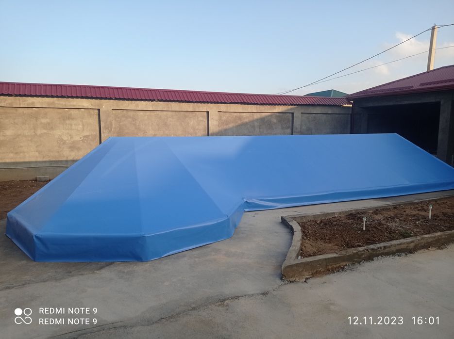 Тент маскитни сетка Бассейн Баннер banner установка киламиз корейский