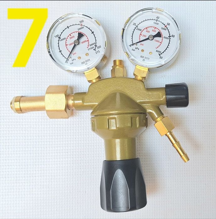 Азот регулатори 10÷100bar,редуцир,бутилки 1÷10л,преход климатик