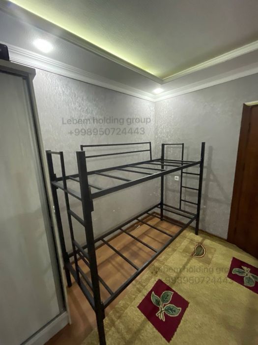 ..Loft krovat ikkiqavatli ikkietaj metall krovatla двухяърусное кроват