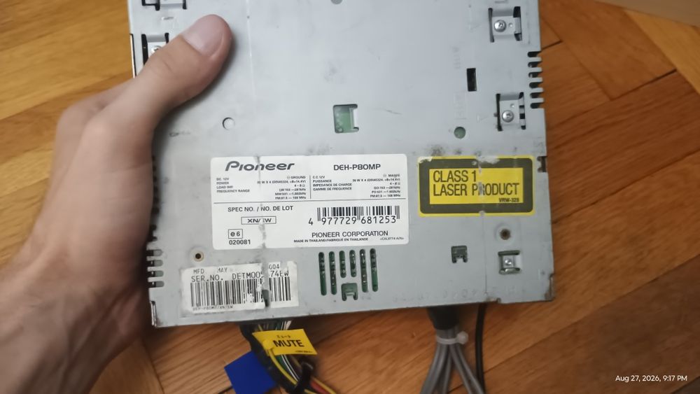Pioneer deh-p80mp