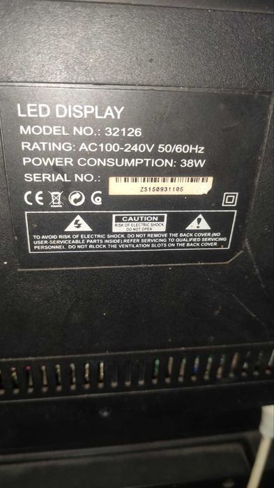 LED TV Crown 32 инча цифров тунер,запазен