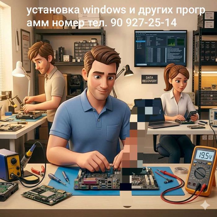 Установка windows и других программ есть выезд