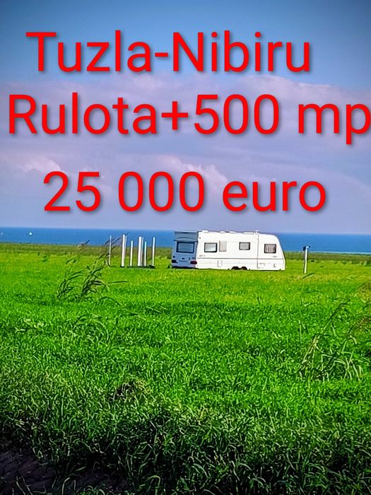 Teren  mare  Tuzla + Rulota 2 axe