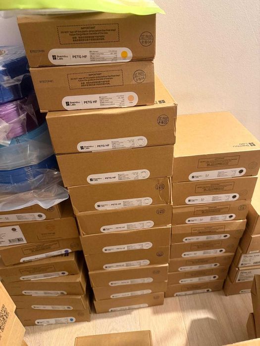 Filament BambuLab original – PLA, PETG, ABS – noi, sigilate
