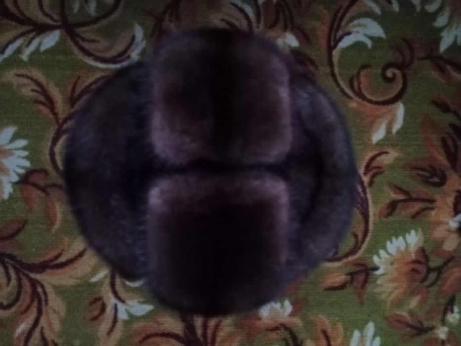 Норковая шапка мужская