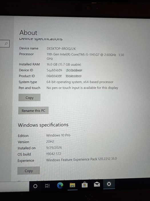 Vand laptop Dell Latitude 5320 i5-1145G7 16GB RAM 256GB SSD Touchscreen Tastatura iluminata