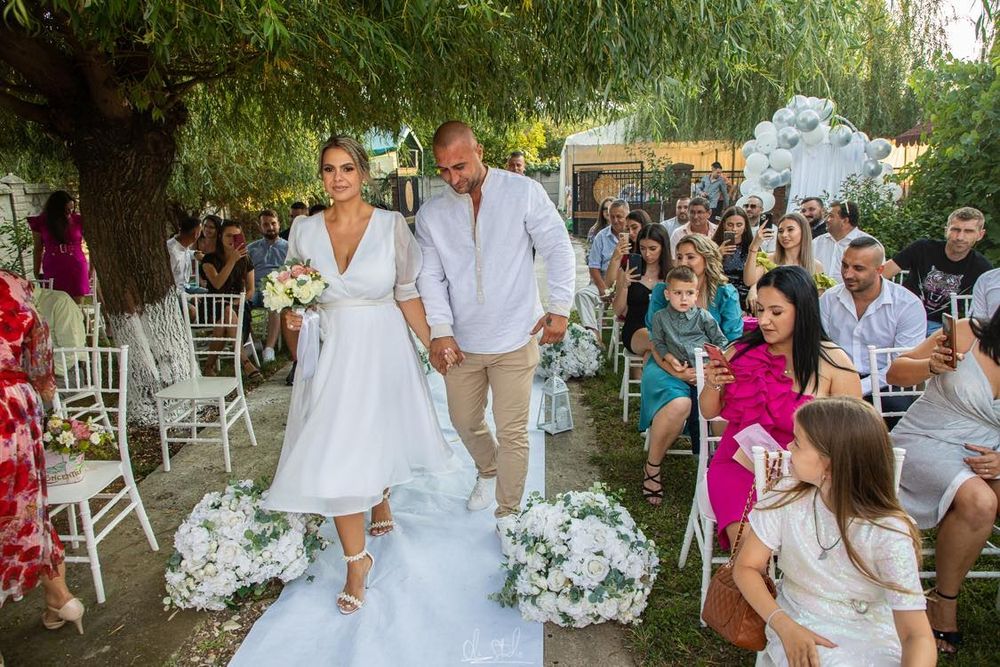 Rochie albă de cununie