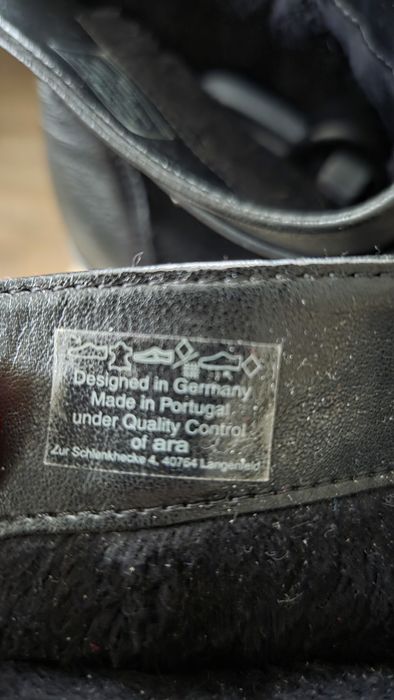 Дамски боти от естествена кожа Ara