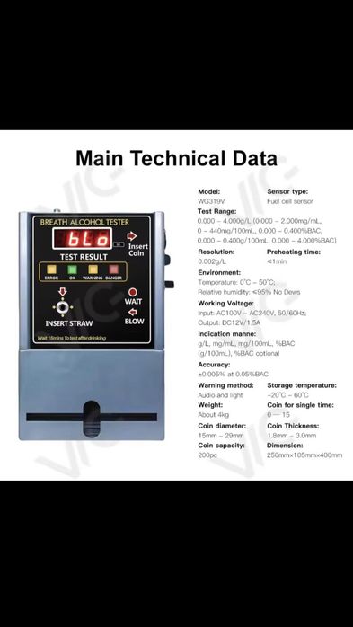 Vand Alcooltest digital  Evenimente