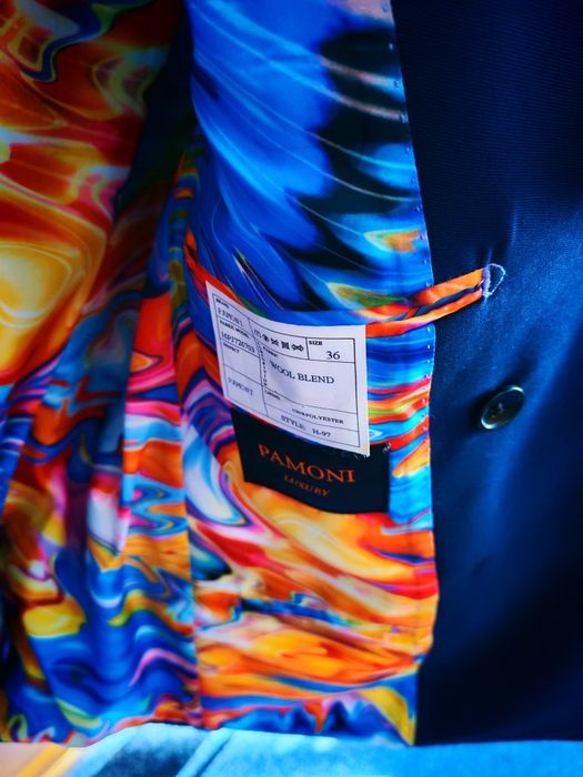 Sacou barbatesc double breasted S