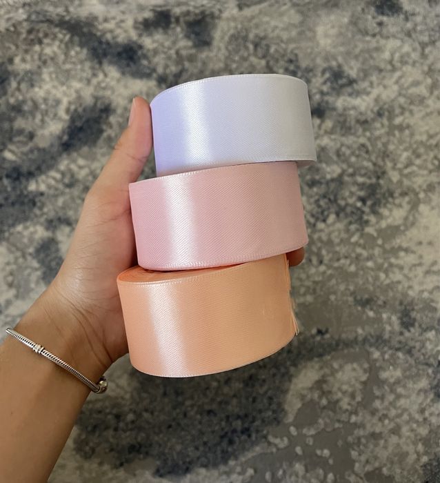 Атласные ленты, бархатные и репсовые  ленты