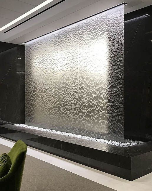 Водопад по стеклу ойнали шаршара