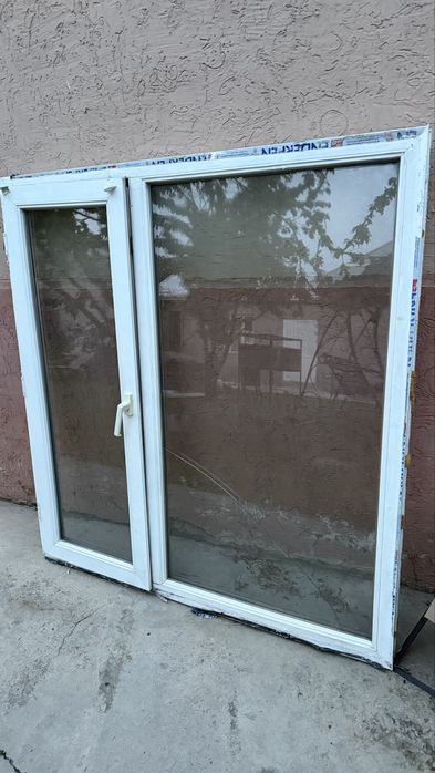 Пластик окно бу 140х150