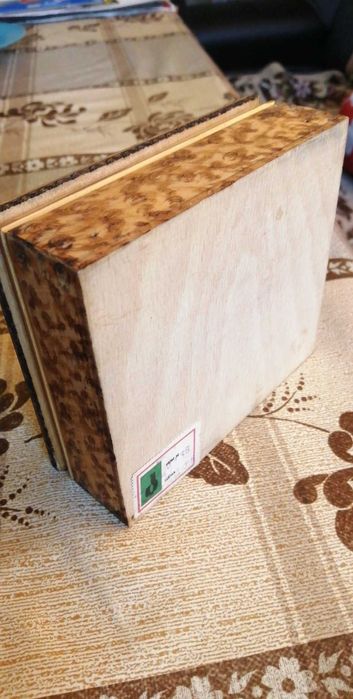 Дървена табакера ретро