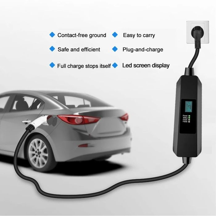EV зарядно за електромобил ТИП 2 (3,5kw с 13A EV)
