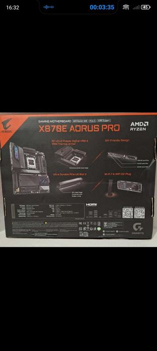 Placa de baza Aorus PRO x870E