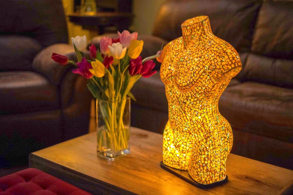 Abajururi import INDONEZIA facute din plexiglas si sticla