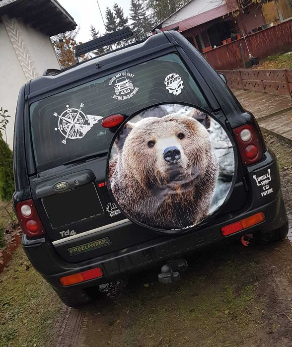 калъф за гума на джип с животни елен глиган вълк тигър коне риба и др