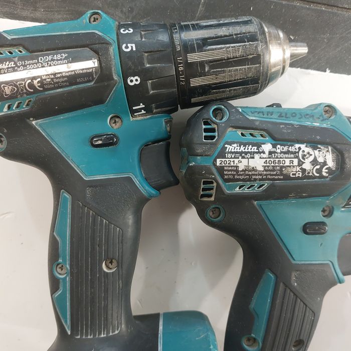 Безчеткови акумулаторни винтоверти Макита Makita 18 V DDF DHP