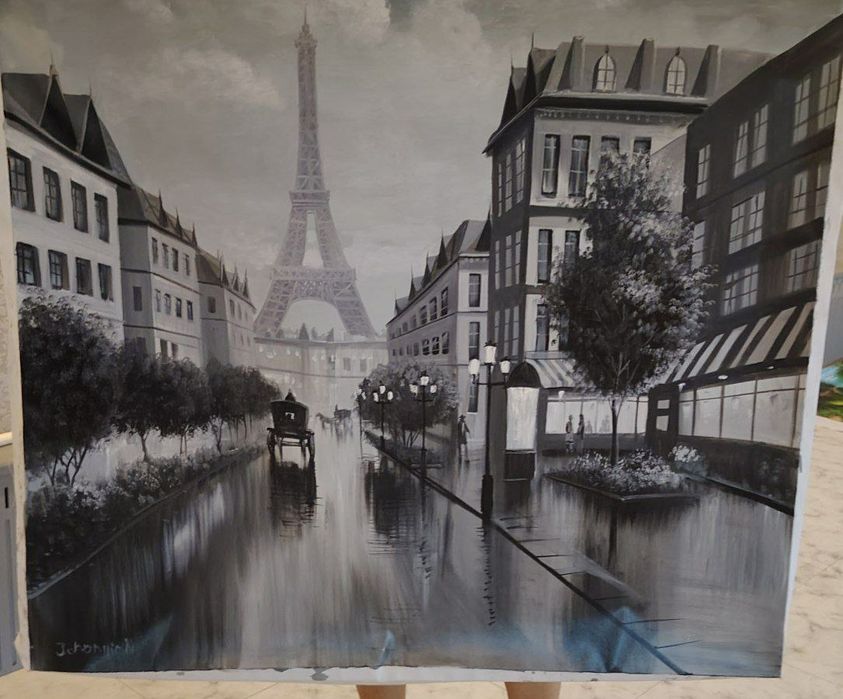 картина маслом на холсте