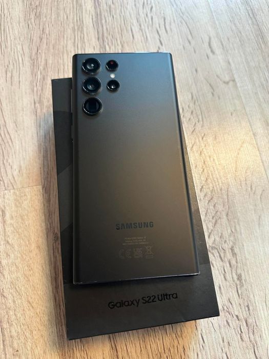 Vand Sau Schmb Samsung Galaxy S22 Ultra 5G Phantom Black 256Gb Duak Sim