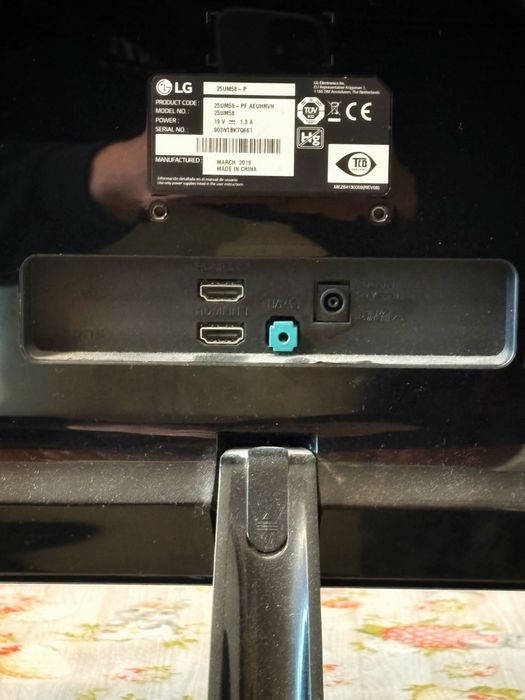 Monitor Gaming LED IPS LG 25", UltraWide, UWHD 2K, 25UM58-P, Negru