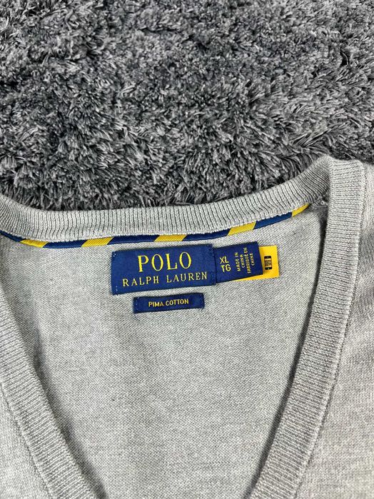 Polo Ralph Lauren Pima Cotton V-Neck Sweater Мъжки Пуловер