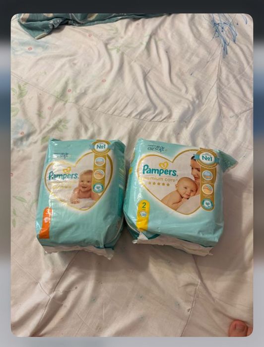 Продам памперсы pampers premium care