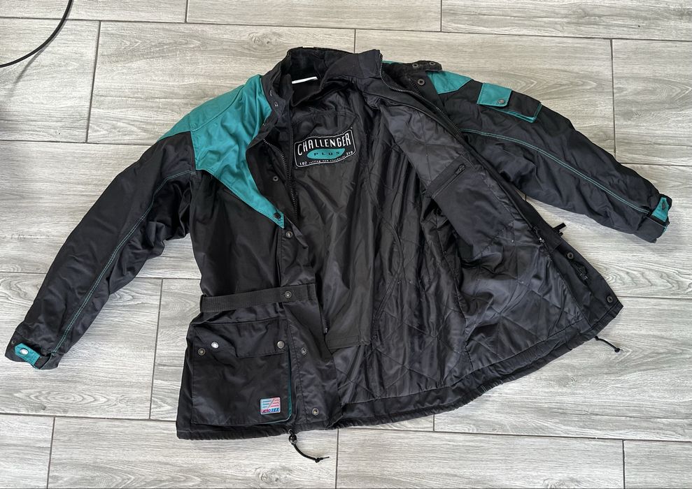 Geaca moto lime negru