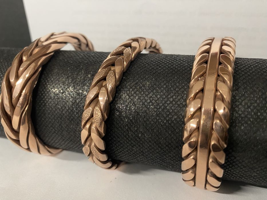 Медна гривна 18см