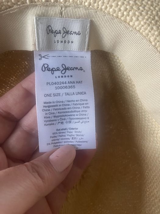 Лятна сламена шапка Pepe Jeans