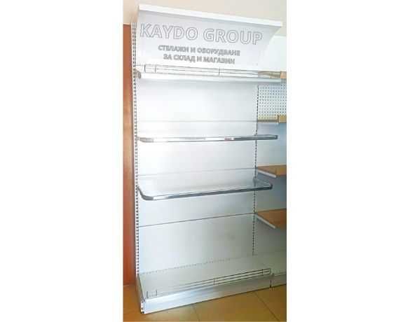 Налични Метални крайстенни стелажи за дрехи и обувки, R-9016 БЯЛ ГЛАНЦ