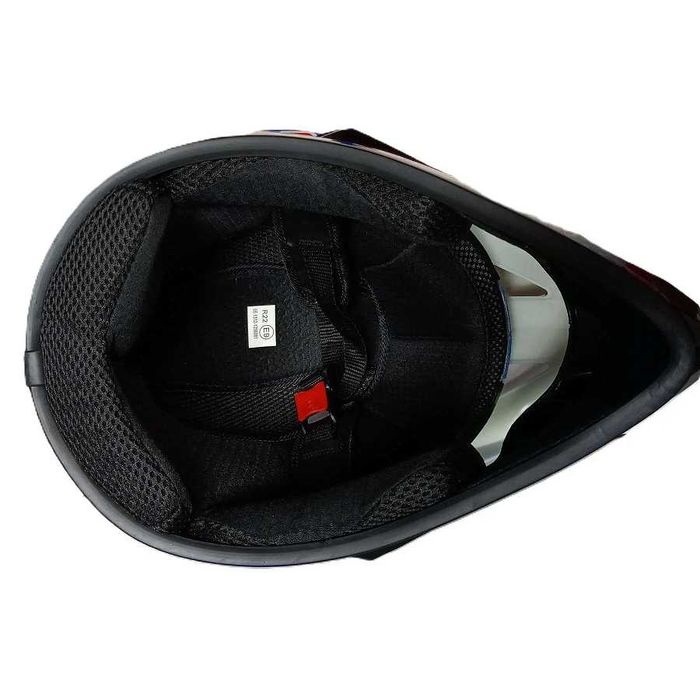 Детско юношеска кросова каска FOX/Red Bull с очила