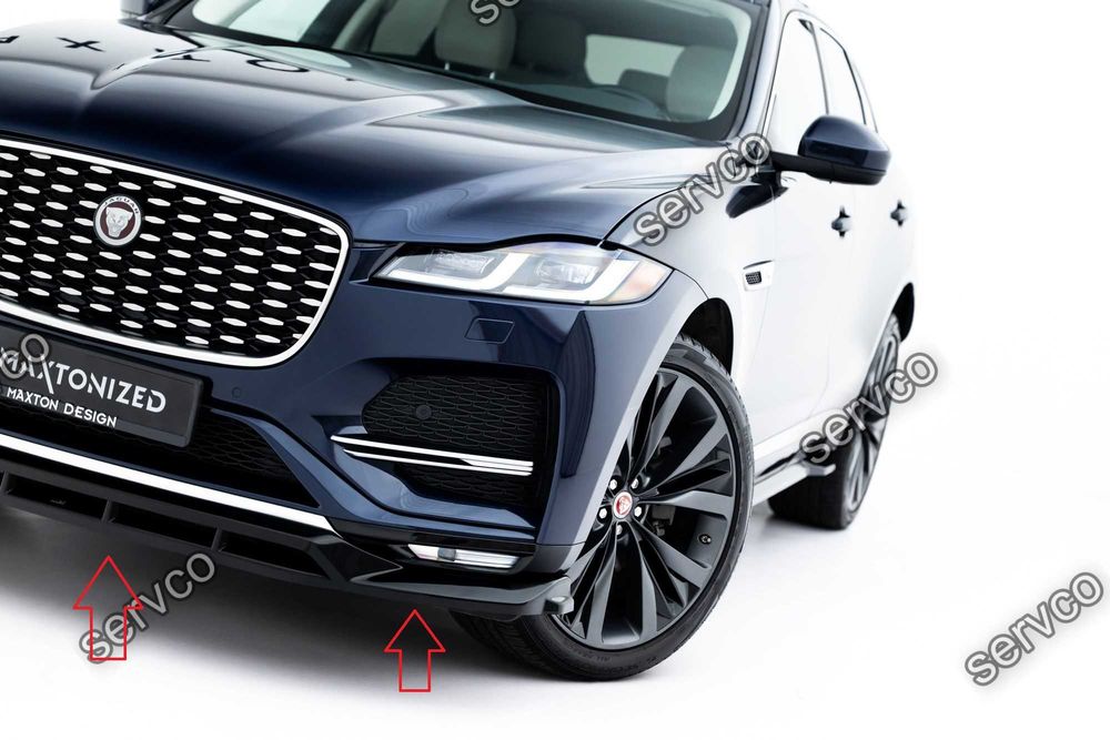 Prelungire splitter bara fata Jaguar F-Pace R-Sport Mk1 Facelift 2020-2025 v2 - Maxton Design