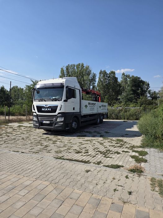 CAMION MAN TGS 26.460 6x2 EURO 6 + Palfinger PK 18001L + clește, 2018