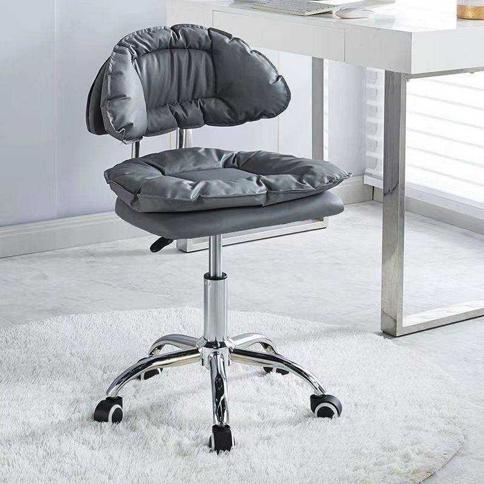 Эргономичное офисное кресло с металлической базой, 4 цвета