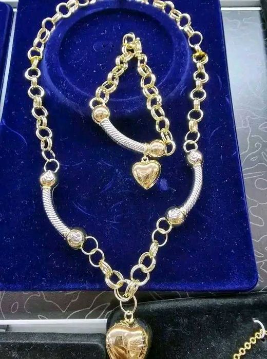 Позлатени бижута 14К златно покритие имат и печат