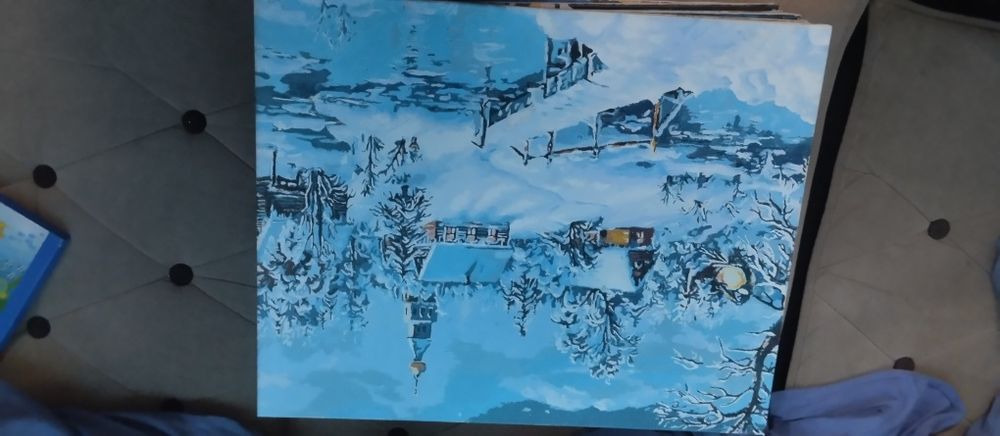 Продаются картины на холсте, выполненные в технике «картина по номерам