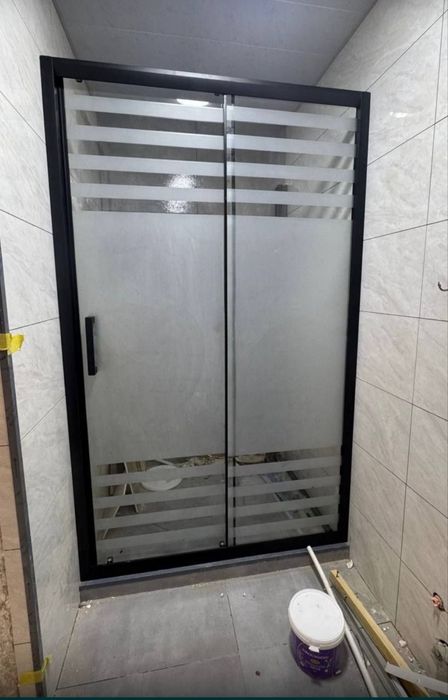 Стеклянные душевые перегородки. Душевая кабина. Dushavoy kabina