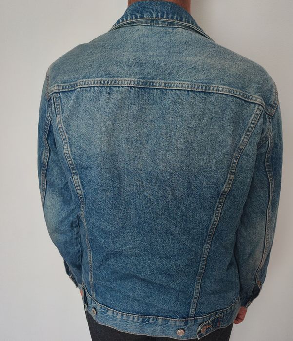 Geaca denim albastra