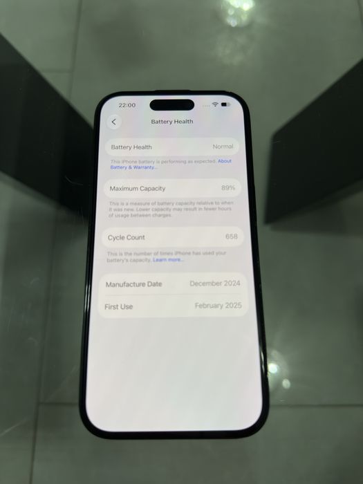 iPhone 16 black 128Gb • baterie 89% • neverlocked