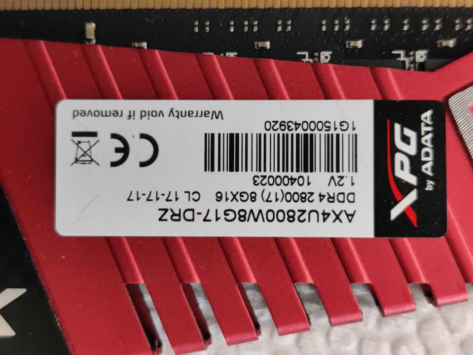Памет Adata XPG 8 GB DDR4