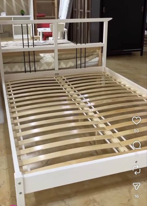 Кровать икеа удобная эстетичная