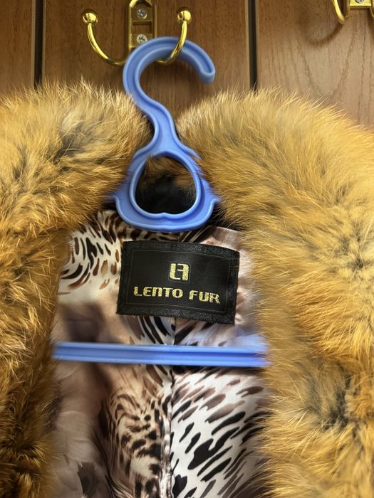 Шуба натуральный мех лисы