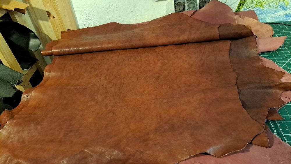 Piele tabacita, piele la metru, leather, handmade