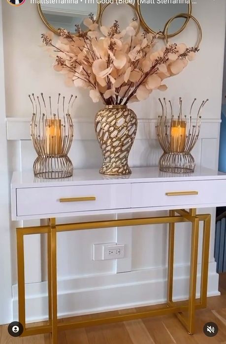 Мебел консол лофт тилла кумуш