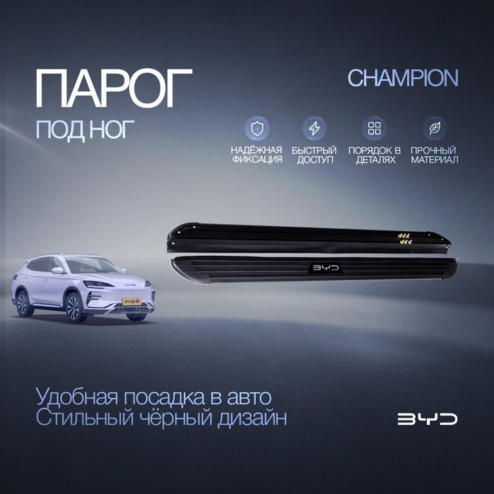 Пороги для BYD Champion